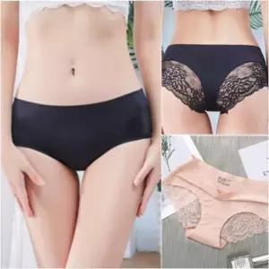 레이스팬티 여성팬티 삼각 코튼팬티 심리스 빅사이즈