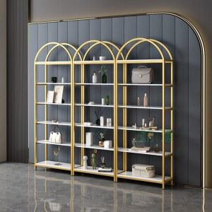 아치형 골드 선반 인테리어벽선반 수납장 길이 선반형파티션 슬림장 헤어샵 책장 전시