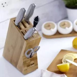 고품질 대나무 칼블럭 칼보관함 칼집 칼보관함 칼꽂이 대 칼거치대 (WFK6IB0)