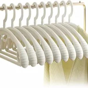 플라스틱 옷걸이 초두꺼운 와이드 어깨 360도 회전 미끄럼방지 표준 의류걸이 일상적인 사용에 이상적인