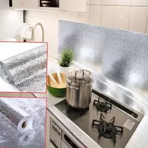알루미늄 시트지 인테리어 접착 싱크대 주방 시트지 은박 방수 오염 하부장 꾸미기 접착식 다용도 상판