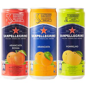 산펠레그리노 3종 혼합(로싸 아란시아타 폼펠모) 330mlx12캔