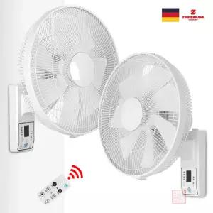 짐머만 14인치 BLDC 초미풍 리모컨 벽걸이 선풍기 8824DCW 8단계 풍량조절 세가지 바람모드 공기순환 팬