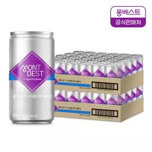 몽베스트 탄산수 플레인 190mLx60캔