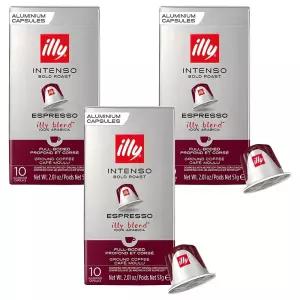 일리 네스프레소 사무실 카페 호환 볼드 로스트 에스프레소 그라운드 캡슐커피 5.7g 10개입 3개