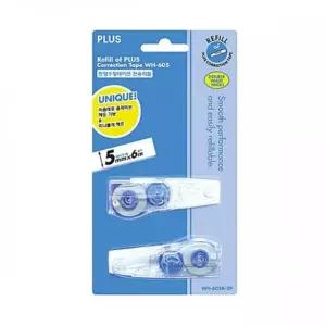 플러스 수정테이프 5mm 블루 리필 (본체별도) 수정테이프 화이트 카카오