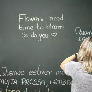 칠판시트지 접착 인테리어 그린색