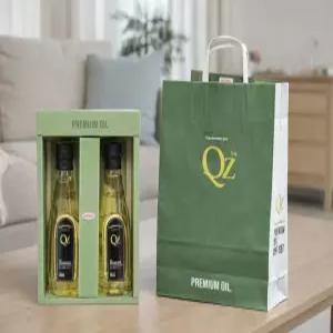 퀸즈 해바라기유 2P 식용유 설 선물세트 명절 대량주문 답례문 기념품 쇼핑백