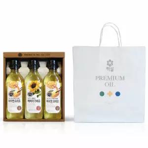설 선물세트 CJ 백설 식용유 5호 해바라기씨유 대량주문 답례품 기념품 쇼핑백