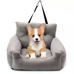 강아지 방석카시트/카시트/쿠션/패드형/방석/휴대용/애견/논슬립/반려견/크로스끈/차량용/펫시트