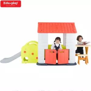 (코랄) 야외용 미끄럼틀세트/마당/놀이터/아이/미끄럼틀/어린이/유아/슬라이드/간편한/편리한/테이블/의자