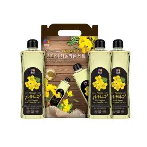 식용유 선물세트 목우촌 카놀라유 1호(쇼핑백포함) WA30F63