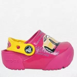 [크록스]아동샌달 /T4- 204138-6X0 / Kids Crocs Fun Lab Lights Cars 3 Clog Candy Pink 키즈화 아동샌