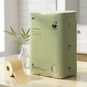 올챌린지 대나무펄프 화장지 3겹 30m 30롤 1팩