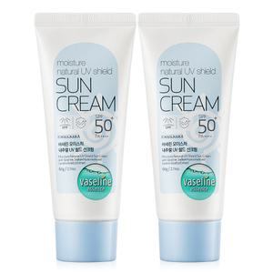 바세린 UV 쉴드 선크림 SPF50+PA++++ 60ml 2개/3개 택/대용량 핸드크림 바디로션