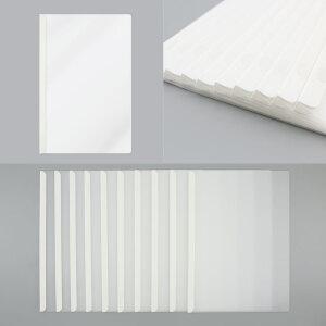 반투명 둥근 쫄대 L자 화일 엘자 투명 10매