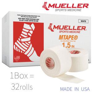 뮬러 M tape 면테이프 (32개입 1상자) 압박 고정 테이핑