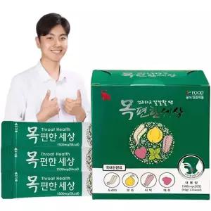 목편한세상 목간지럽고 칼칼하고 기침가래 목건강 기관지 성대보호 도라지 더덕 모과 30포 1박스