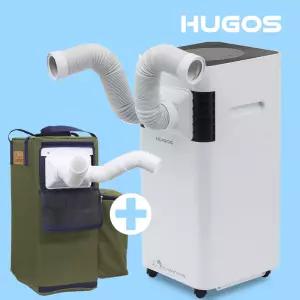 휴고스 캠핑에어컨+가방 실외기없는 휴대용 캠핑용 이동식 차박 텐트 소형 원룸 가정용