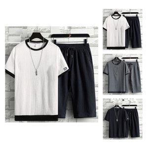 쿨 라운드 트레이닝/반팔반바지세트/트레이닝복세트/운동복/홈웨어