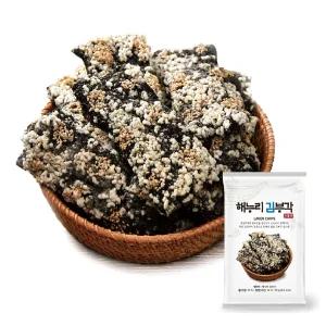 [남원명물] 해누리 전통 찹쌀 김부각 70g*3봉 선물 세트 / 주전부리, 영양간식,캠핑
