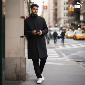 [푸마](1월할인 )푸마 KK 미들 구스다운 코트(93351701)_블랙