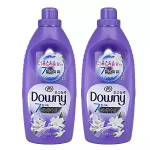 다우니 섬유유연제 화이트티와 릴리 1L X 2개 / 퍼플