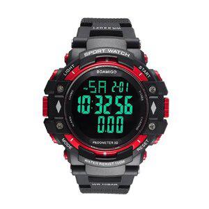 [보아미고]사츠 앤 보아미고 남자시계 전자시계 군인 아웃도어 남성 10ATM 방수 스포츠시계 F5108 레드