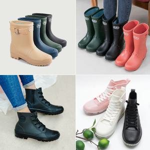 여성 레인부츠 아동 유아 남성 패밀리 레인부츠 발목 장화 텃밭 작업화 낚시장화