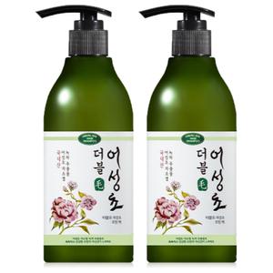 더블모 어성초 모발팩 약산성 트리트먼트 두피 헤어팩 300ml 2개