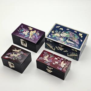 나전칠기 자개 한지 미니 보석함 돌반지 보관함 악세사리 다용도함 한국 전통 기념품 외국인 선물