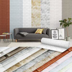 블럭아이 2.3M 폼블럭벽지 벽시트지 단열거실인테리어 시트지 폼블 럭 벽지 인테리어필름