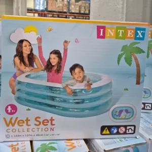 인텍스 바다친구들 베란다 타원 풀장 (163x107x46cm)
