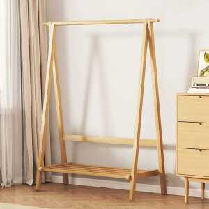 원목행거 옷거치대 매장 스텐드옷걸이 스토리지 미니 아이옷 패브릭 원목옷걸이스탠드 수납