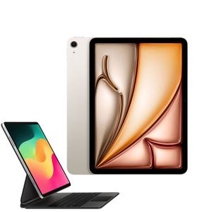 Apple 아이패드 에어 11 6세대 M2 WiFi 512GB 스타라이트 MUWN3KH/A+매직키보드/SD