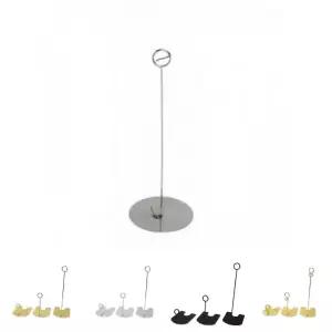 스텐꽂이 원형/메모지/홀더/집게/클립/홀더대/메세지픽/명함거치대/꽃이/사무용/메모꽂이/사진꽂이/쇼카드