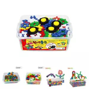 뉴꼬마천재블록 214피스/어린이용/블럭/놀이/완구/장난감/조립/만들기/선물/유아/토이/놀잇감/플라스틱