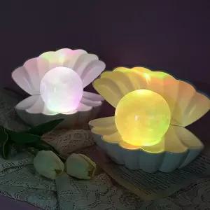 별빛 진주를 품은 조개/무드등/수면/등/아이/라이트/유아/아기/무드/아이방/애기/취침/수면등