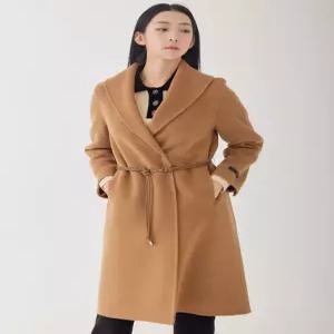 [지센][지센] [피어로즈] 핸드메이드 숄카라 맥시 롱코트 LFLCOA94_CA