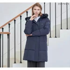 [조이너스]조이너스 네이비 퍼 트리밍 다운 코트 J244B801A_25