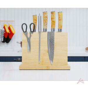 자석블록 칼 블럭 자석 가위 주방 우드 공구