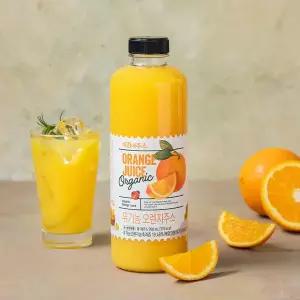 [서울우유] 아침에주스 유기농 오렌지주스 900ml