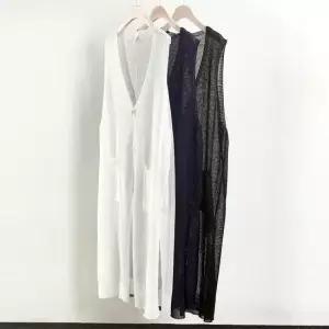 빅사이즈롱베스트 0321L504 비치니트포켓조끼 RM  33304771)