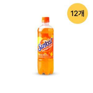 광동 썬키스트 오렌지 탄산 음료 600ml pet 12개