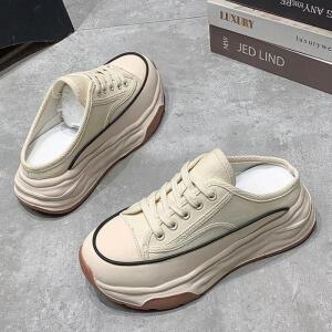 [QNV81406_55]캔버스화 여성운동화 통굽 스니커즈 키높이