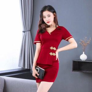 피부관리사유니폼 데스크 유니폼 실장 근무복 안내 D47