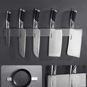 주방 인테리어 정리 스텐 자석 칼 꽂이 걸이 블록