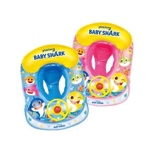 핑크퐁 아기상어 자동차 쿠션 보행기튜브(랜덤발송)