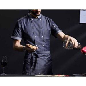 유니폼 빅사이즈 작업복 데님 쉐프복 조 반팔