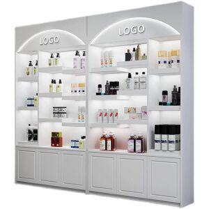 매니큐어 뷰티샵 화장품수납장 업소용 정리 신형 조명